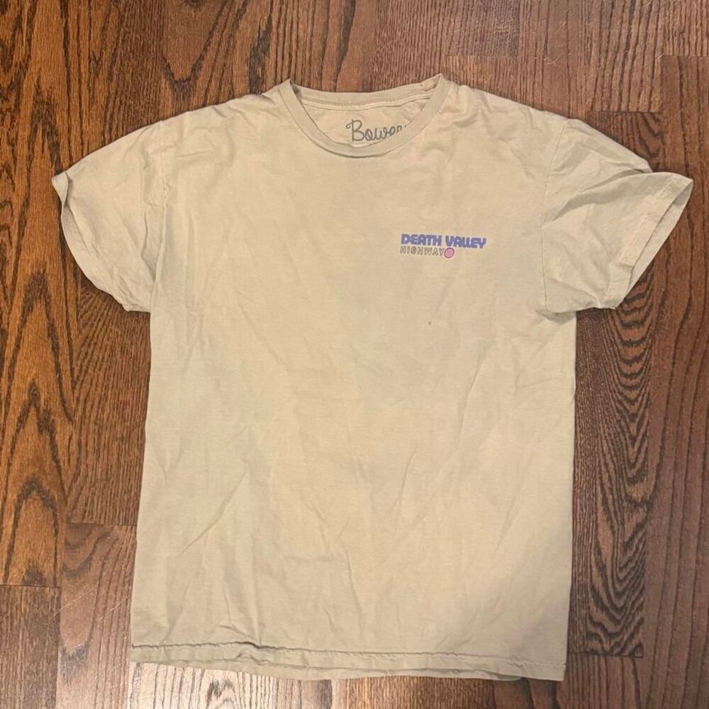 Unbranded Men's Tan and Cream T-shirt